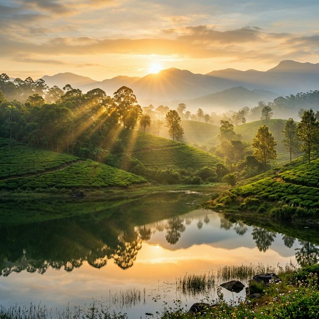 Misty Sunrise